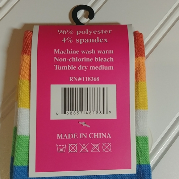 Focus Brown Rainbow Comfort Toe Socks-3/$25.00 - Picture 7 of 8